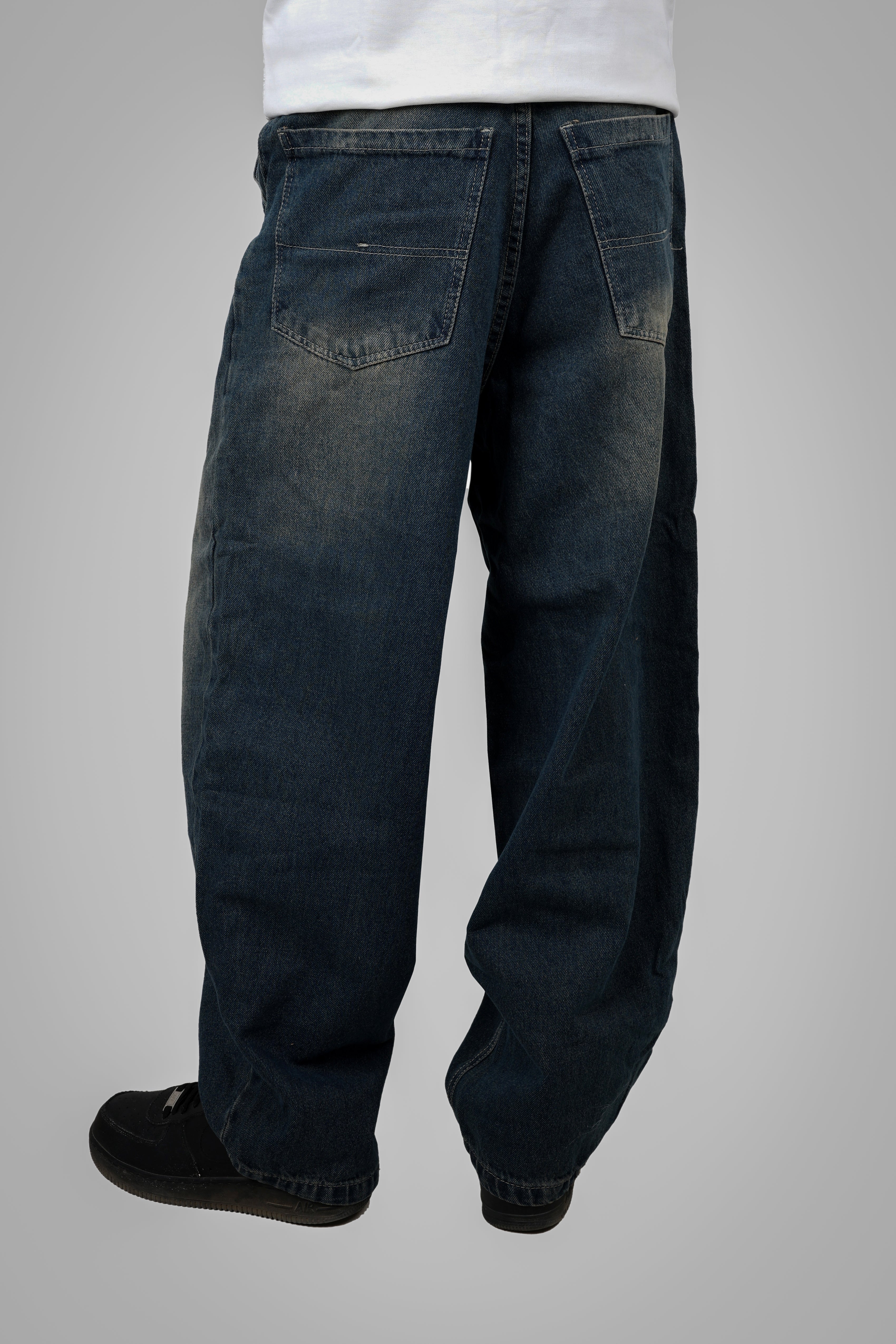 BALLON FIT DIRTY METALIC BLUE JEANS