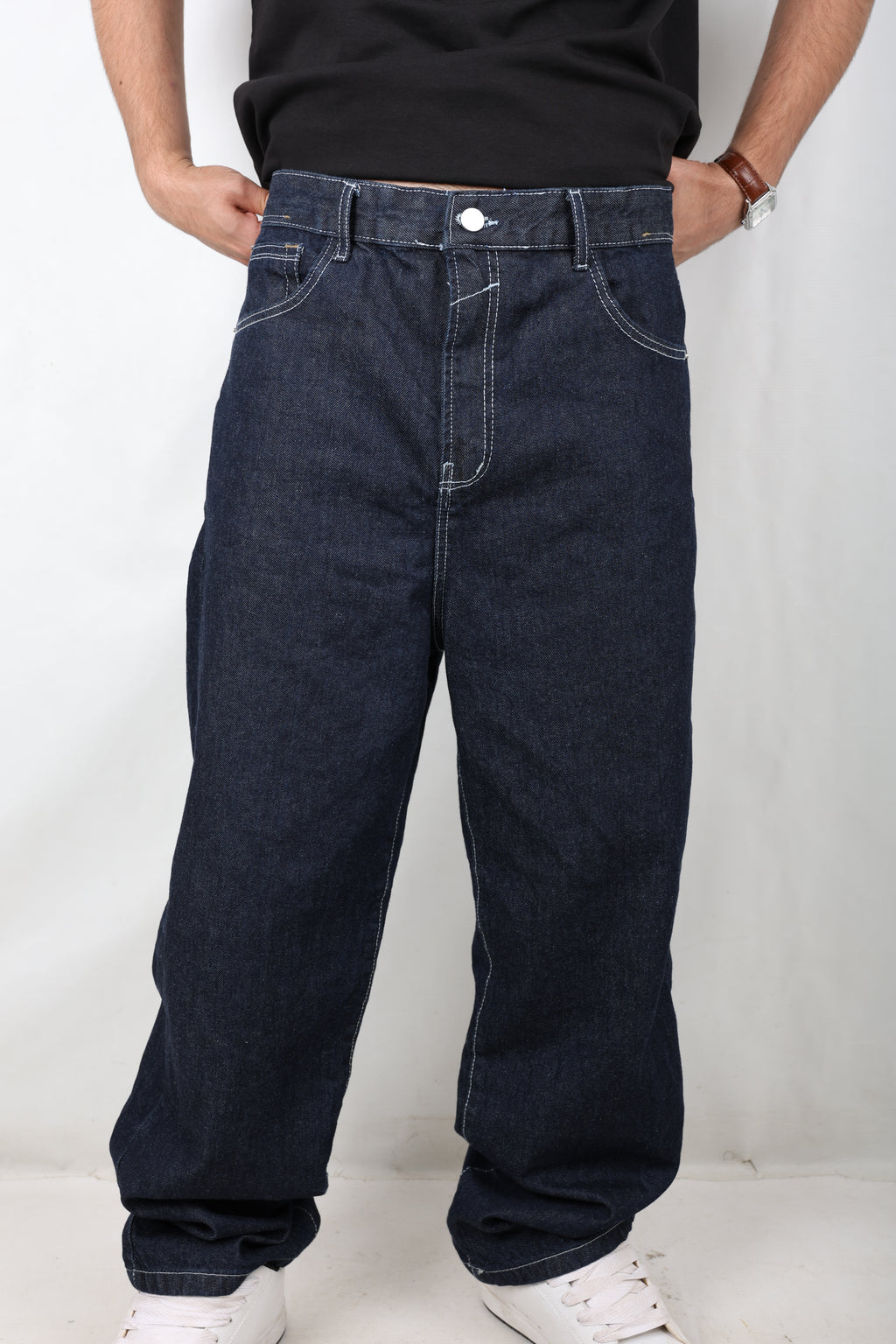 REGULER FIT RAW DENIM JEANS