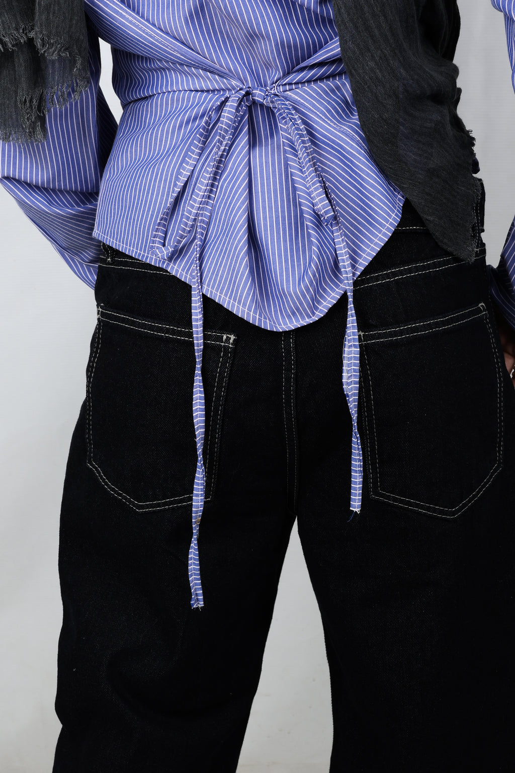 BLUE STRIPED SHIRT
