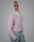 BABY PINK STRIPED SHIRT