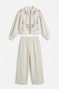 Masscom girls (linen pants + blouse)