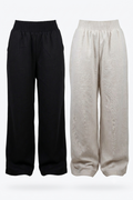 Linen pants bundle ( Black + off-white)