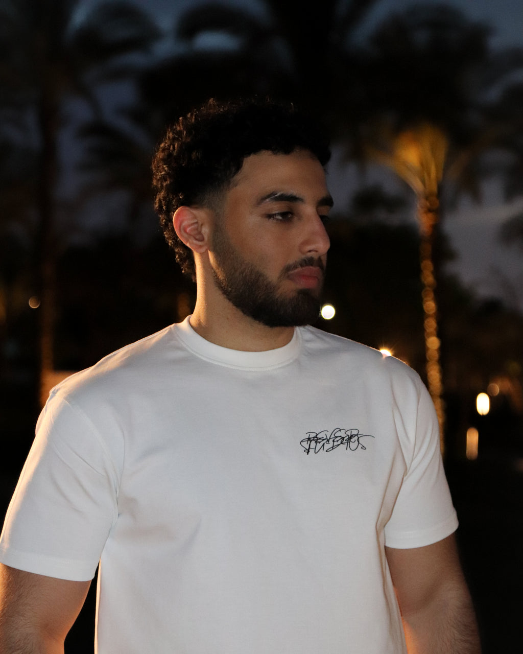 White "CTRL YOUR STORY" Regular fit T-shirt