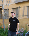 Black "ELITE VISION" regular fit T-shirt