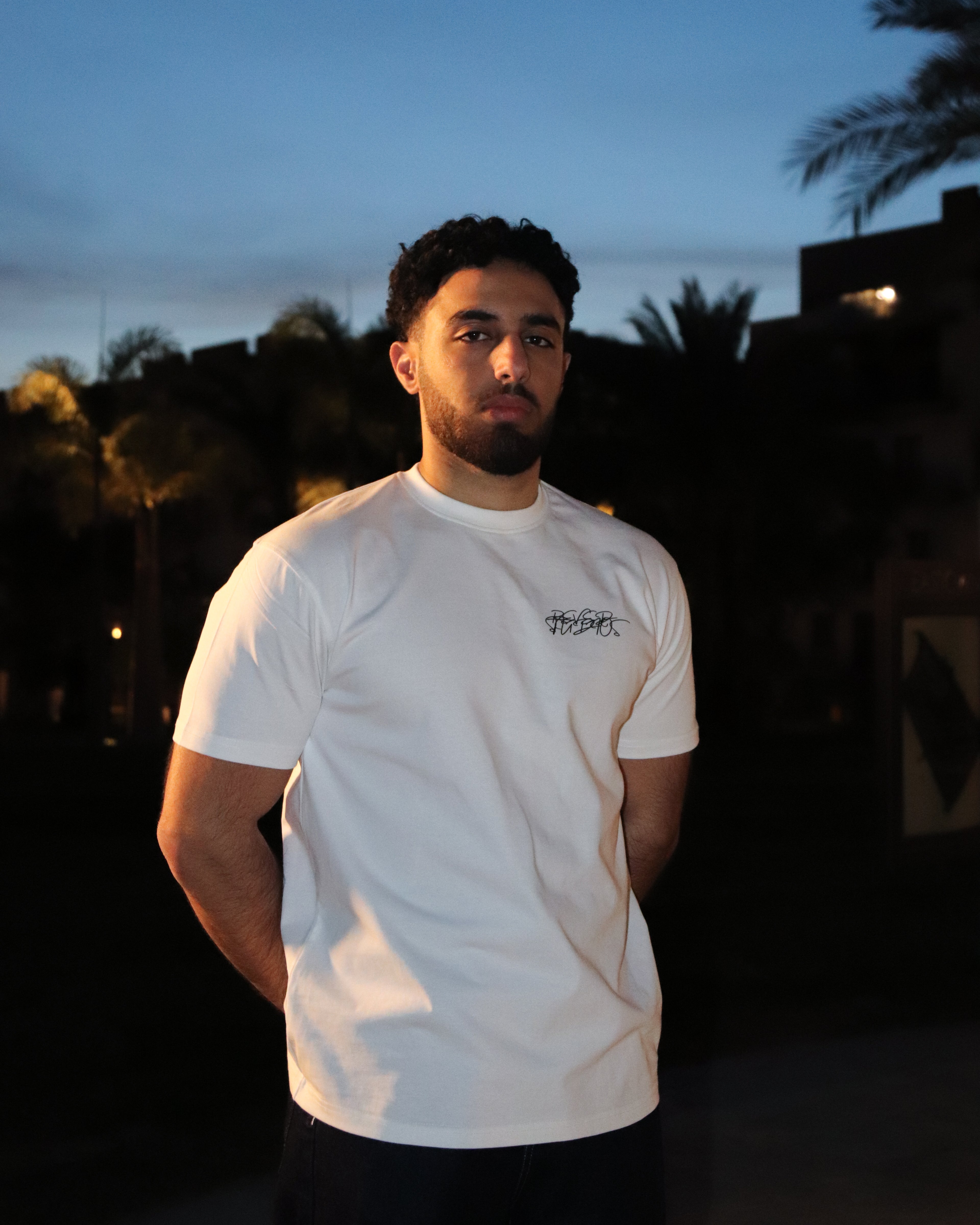 White "CTRL YOUR STORY" Regular fit T-shirt