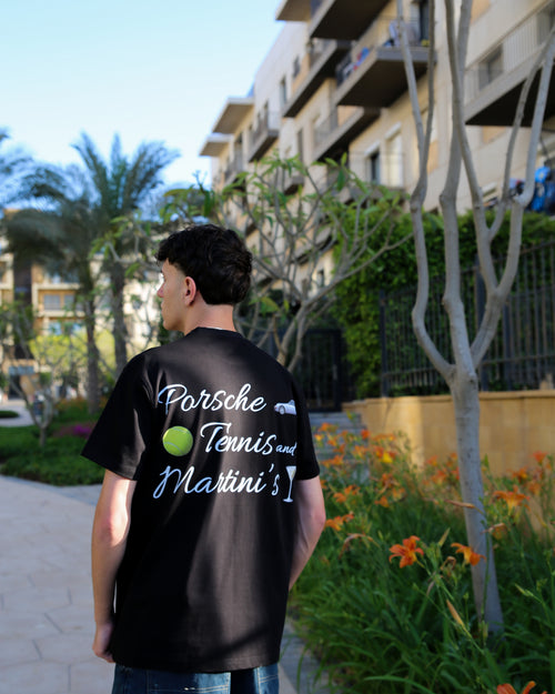 Black "ELITE VISION" regular fit T-shirt