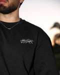 Black "ENDLESS DREAMS" BOX FIT T-SHIRT