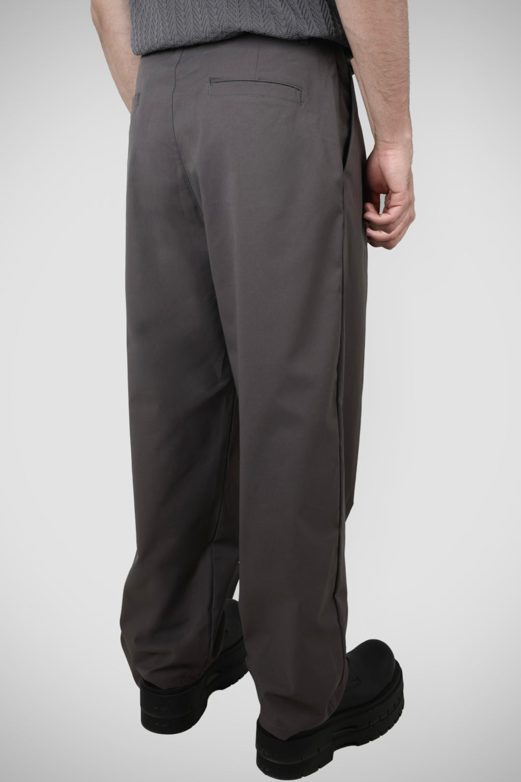 GRAY TAILOR PANTS