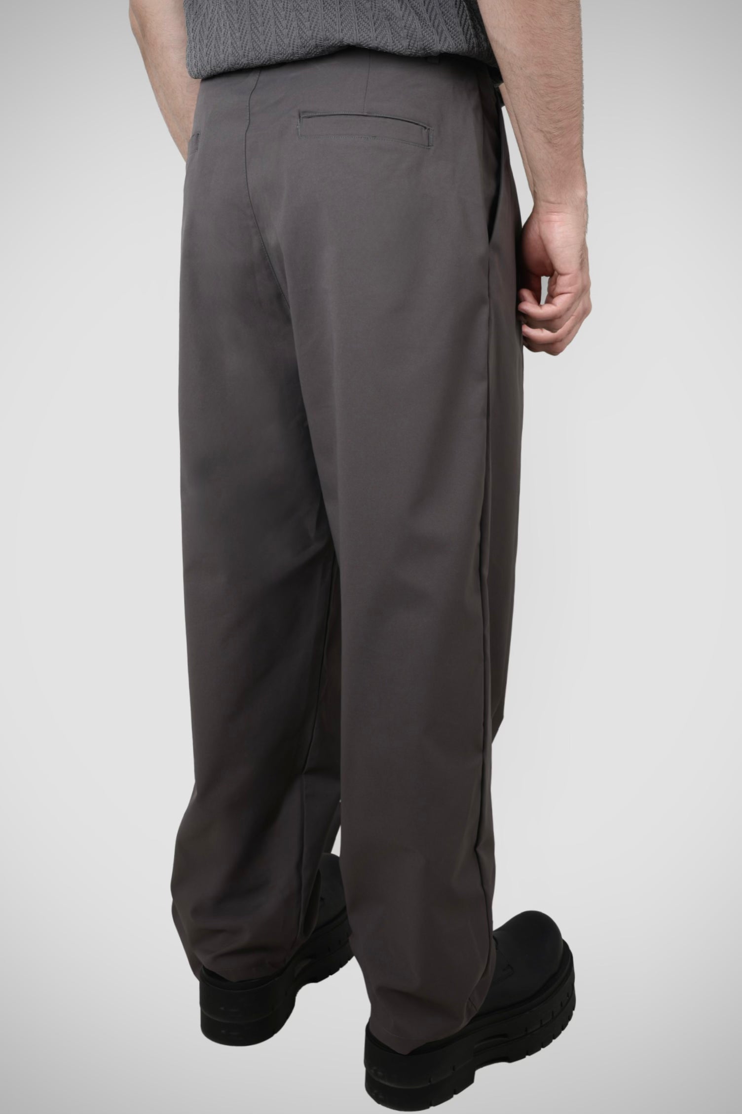 GRAY TAILOR PANTS