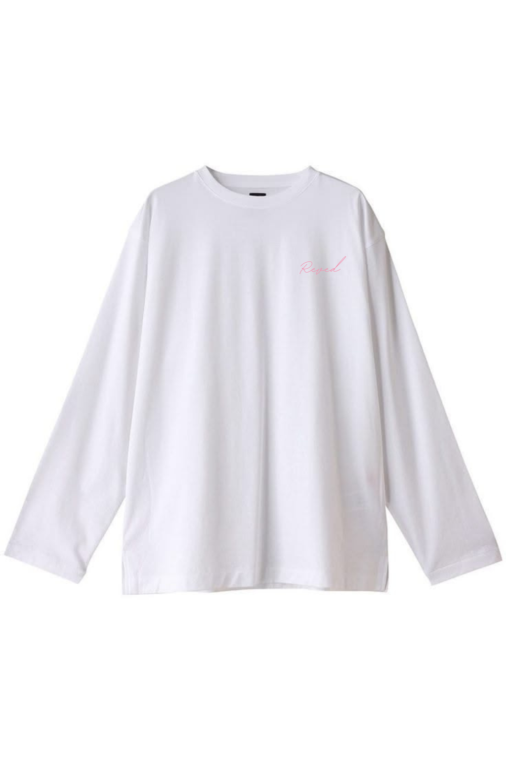 white "WANTED MORE" long sleeve t-shirt