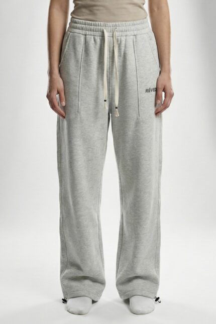 LIGHT GREY BAGGY FIT SWEATPANTS